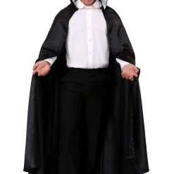 Fun Costumes Adult's Black Vampire Cloak Costume