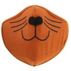 Elope Adult Brown Cat Face Mask -Cheap Halloween Store adult cat face mask brown alt 2