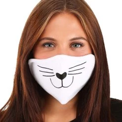 Guangzhou Fashion Travelling Goods Co. Ltd Adult's Cat Face Mask White
