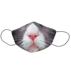 Elope Adult's Cat Sublimated Face Mask -Cheap Halloween Store adult cat sublimated face mask alt 2