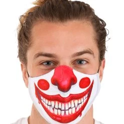 Elope Adult's Clown Sublimated Face Mask