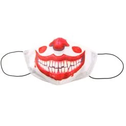 Elope Adult's Clown Sublimated Face Mask -Cheap Halloween Store adult clown sublimated face mask alt 2