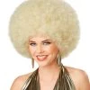 Seasons (HK) Ltd. Deluxe Blonde Afro Wig For Adults