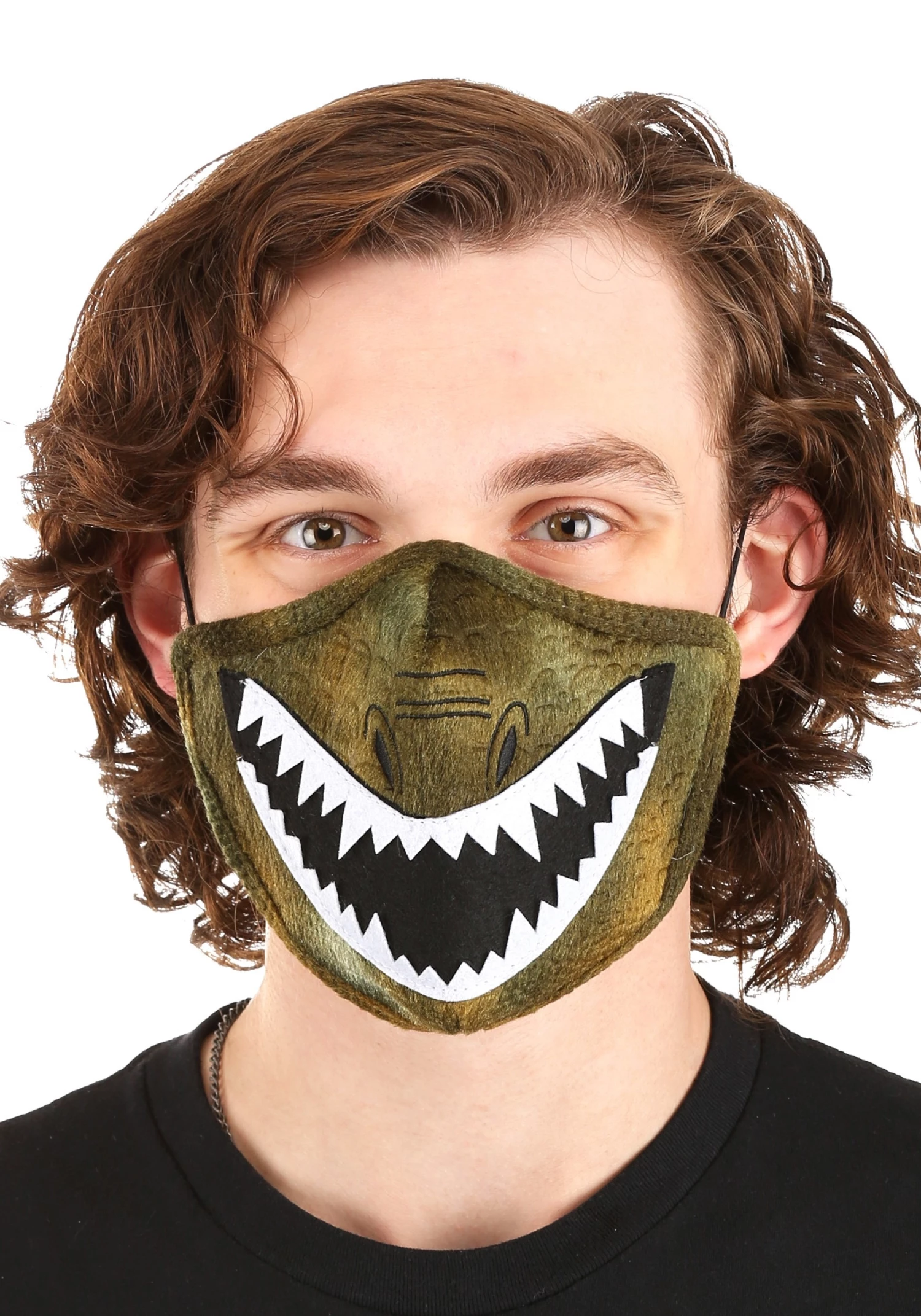 Guangzhou Fashion Travelling Goods Co. Ltd Adult's Dinosaur Sublimated Face Mask 1 Guangzhou Fashion Travelling Goods Co. Ltd Adult's Dinosaur Sublimated Face Mask