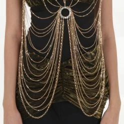 Western Fashion Adult Gold Body Chain