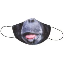 Elope Adult's Gorilla Sublimated Face Mask 5 Elope Adult's Gorilla Sublimated Face Mask -Cheap Halloween Store adult gorilla sublimated face mask alt 2