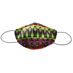 Guangzhou Fashion Travelling Goods Co. Ltd Monsters Sublimated Face Mask For Adults -Cheap Halloween Store adult monsters sublimated face mask alt 3