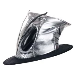 Elope Silver Ovo Top Hat For Adults -Cheap Halloween Store adult ovo top hat alt 6
