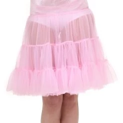 Fun Costumes Adult Pink Knee Length Crinoline
