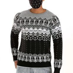 Elope Pirate Sublimated Face Mask For Adults -Cheap Halloween Store adult pirate sublimated face mask alt 4