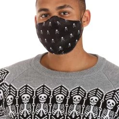 Elope Pirate Sublimated Face Mask For Adults -Cheap Halloween Store adult pirate sublimated face mask alt 5