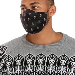 Elope Pirate Sublimated Face Mask For Adults -Cheap Halloween Store adult pirate sublimated face mask alt 6