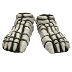 Ghoulish Productions Adult Skeleton Feet White