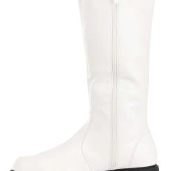 Eternal Union Tall White Boots For Adults -Cheap Halloween Store adult tall white boots alt 2