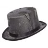Underwraps Tattered Black Top Hat For Adults