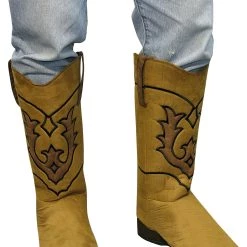 Forum Novelties, Inc Western Brown Cowboy Boot Covers For Adults