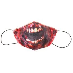 Elope Adult's Zombie Sublimated Face Mask -Cheap Halloween Store adult zombie sublimated face mask alt 2