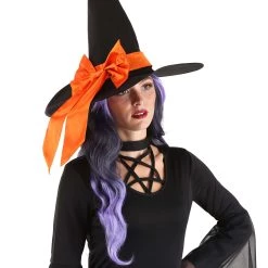 Boloparty Custom Color Witch Hat For Adults -Cheap Halloween Store adults custom color witch hat alt 6