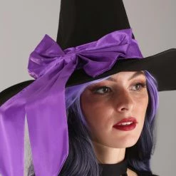 Boloparty Custom Color Witch Hat For Adults -Cheap Halloween Store adults custom color witch hat alt 8