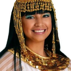 Forum Novelties, Inc Cleopatra Beaded Headpiece For Women -Cheap Halloween Store beaded cleopatra headpiece alt1
