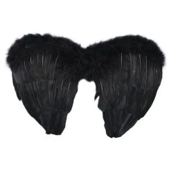 H.M. Smallwares Black Angel Wings Costume