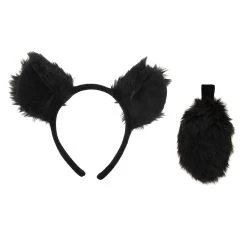Elope Black Bear | Ears Headband & Tail Kit -Cheap Halloween Store black bear ears headband tail kit alt 2