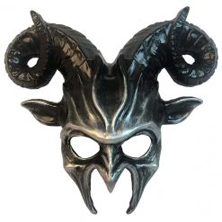KBW Black Demon Mask Costume Accessory
