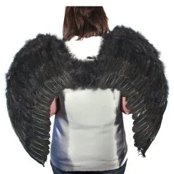H.M. Smallwares Black Feather Angel Wings