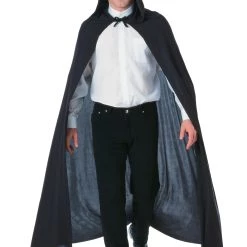 Rubies Costume Co. Inc Black Hooded Cape