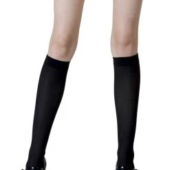 Leg Avenue Black Knee High Women's Stockings