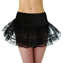 Amscan Black Lace Petticoat