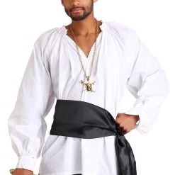 Fun Costumes Black Satin Sash