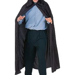 Rubies Costume Co. Inc Black Velvet Hooded Cloak