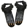 Fun World Black Werewolf Shoe Covers