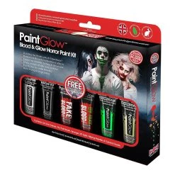 PaintGlow Blood And Glow Halloween Makeup Kit