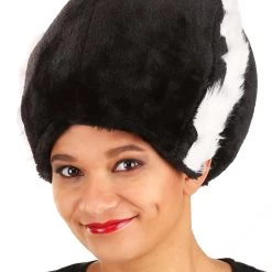 Elope Plush Bride Of Frankenstein Costume Hat -Cheap Halloween Store bride of frankenstein plush hat alt 1