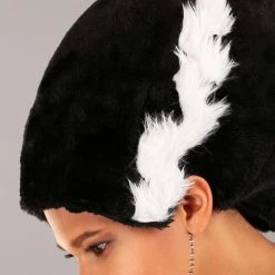 Elope Plush Bride Of Frankenstein Costume Hat -Cheap Halloween Store bride of frankenstein plush hat alt 3