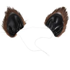 Elope Furry Brown Cat Ears And Tail 9 Elope Furry Brown Cat Ears And Tail -Cheap Halloween Store brown furry cat tail and ears alt 4