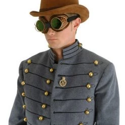 Elope Brown Suede Coachman Costume Hat