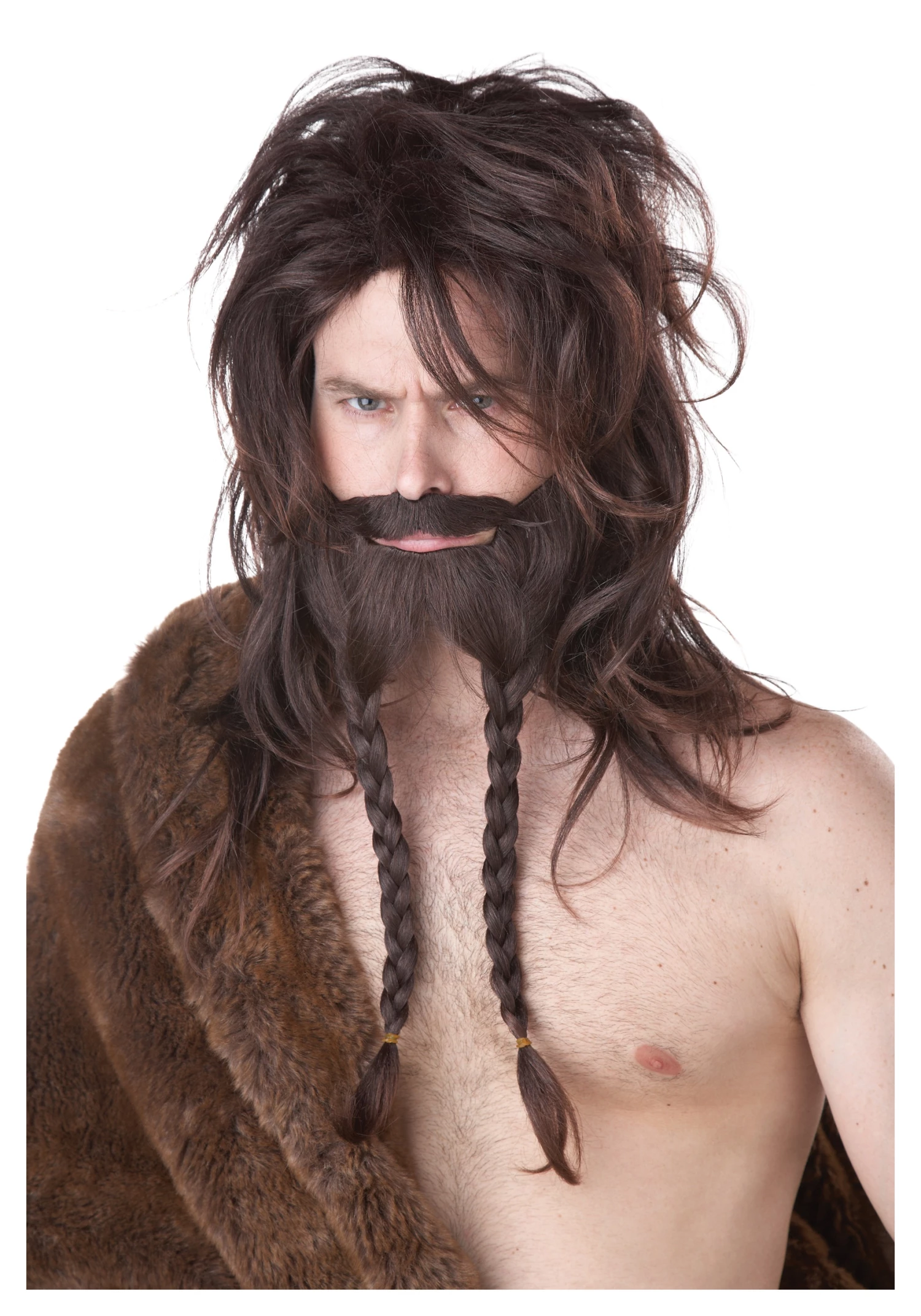 California Costume Collection Brown Viking Wig, Beard And Mustache 1 California Costume Collection Brown Viking Wig, Beard And Mustache