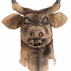 Elope Bull Scarecrow Mouth Mover Mask -Cheap Halloween Store bull scarecrow mouth mover mask alt 4