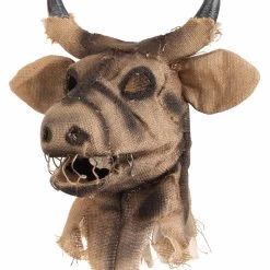 Elope Bull Scarecrow Mouth Mover Mask -Cheap Halloween Store bull scarecrow mouth mover mask alt 5