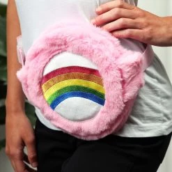 OMG Handbags Care Bears Cheer Bear Fanny Pack For Adults -Cheap Halloween Store care bears cheer bear fanny pack alt 4