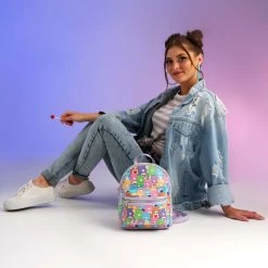 OMG Handbags Care Bears All Over Print Mini Backpack -Cheap Halloween Store care bears classic all over print mini backpack alt 8