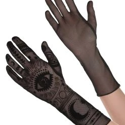 Amscan Short Celestial Sheer Gloves