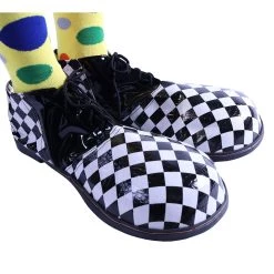 KBW Checkered Jumbo Clown Shoe