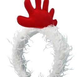 Elope Chicken Plush Headband & Beak Kit -Cheap Halloween Store chicken plush headband beak kit alt 3