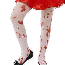 Smiffys Kid's Blood Splatter Tights