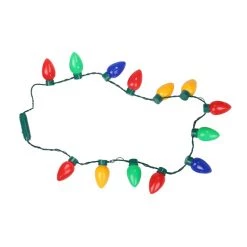 DCI Light Up LED Christmas Lights Necklace