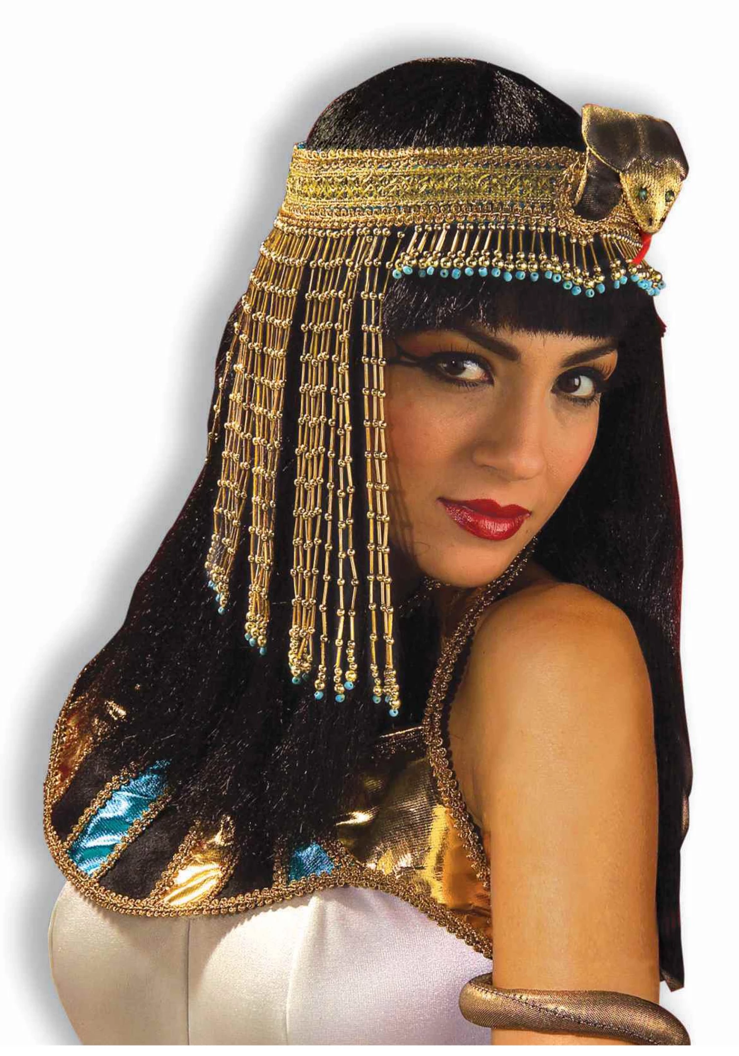 Forum Novelties, Inc Cleopatra Beaded Snake Headband 1 Forum Novelties, Inc Cleopatra Beaded Snake Headband